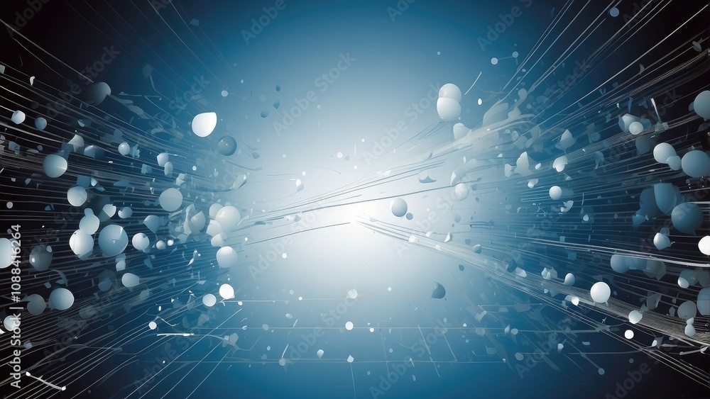 Poster vector background for an abstract technological communication