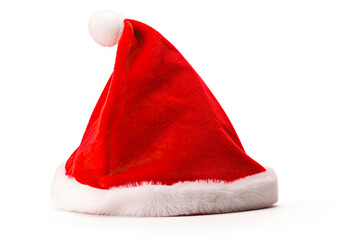 santa hat isolated on white background.