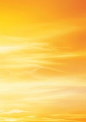 Fototapeta premium Phone Wallpaper Bright Yellow Gradient Sky with Soft Clouds