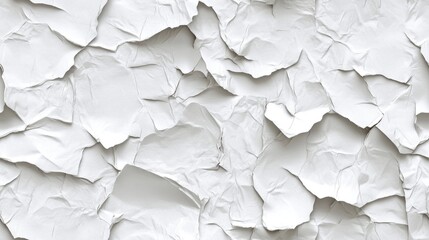 Obraz premium Seamless pattern of realistic white paper texture ideal for digital design and background use