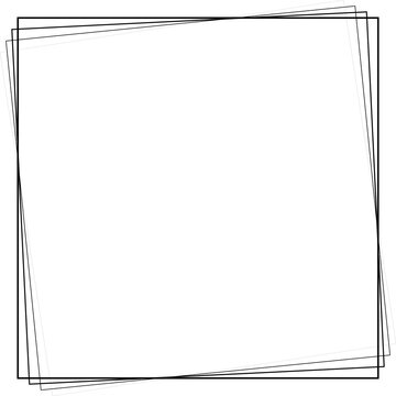 Square shape blend gradient line spiral. Technology concept