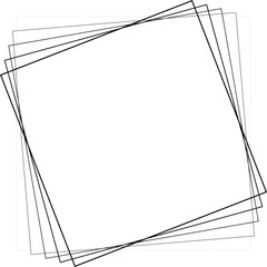 Square shape blend gradient line spiral. Technology concept