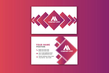 Fototapeta premium professional business card design template