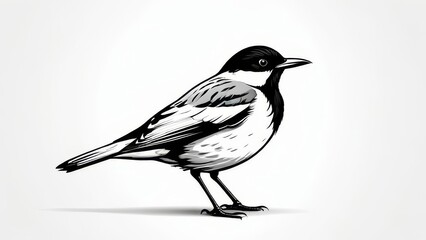 Obraz premium blackbird on a branch