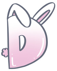 D Rabbit Cute