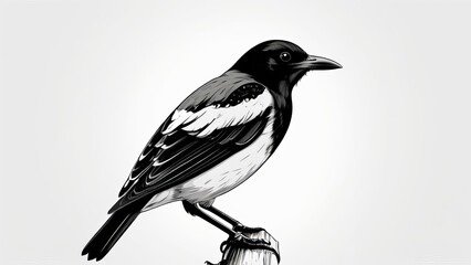 blackbird on a branch