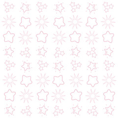 random stars pattern