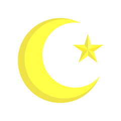 Crescent Moon and Star Ramadan