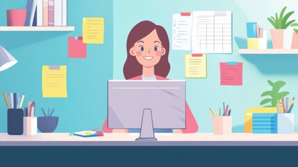 Administrative Assistant: A smiling administrative picture