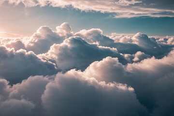 Serene Cumulus Textures and Atmospheric Effects for 3D Design and Backgrounds