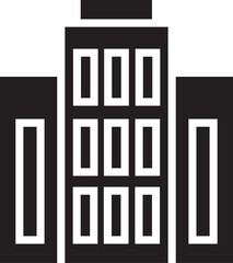 Building Tower Icon Illustration
