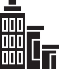 Office Building Glyph Icon