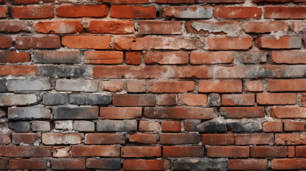 Obraz premium Texture of New Red brick wall abstract background.