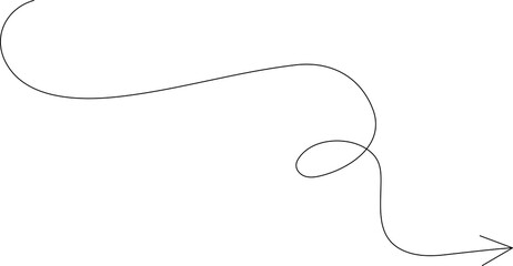 Arrows icons. Hand drawn thin line, direction, pointer