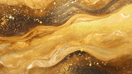 Obraz premium Golden abstract background. Luxury shiny gold texture. Christmas decoration background. Gold painted pattern