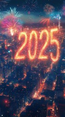 2025 New Year Fireworks.