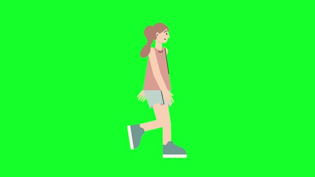 women walk