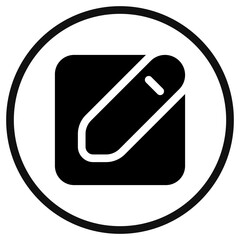 Editable edit text, type new, compose vector icon. Part of a big icon set family. Perfect for web and app interfaces, presentations, infographics, etc