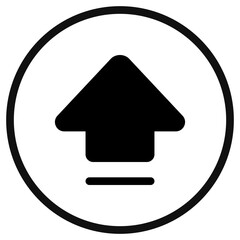 Editable capslock arrow vector icon. Part of a big icon set family. Perfect for web and app interfaces, presentations, infographics, etc