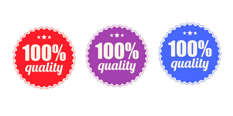 Sales badges vectors icon set