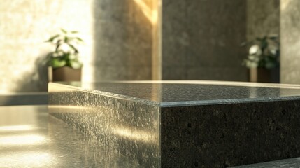 Stone Platform Display.