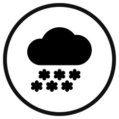 Editable heavy snowfall vector icon. Part of a big icon set family. Perfect for web and app interfaces, presentations, infographics, etc