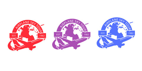 Sales badges vectors icon set