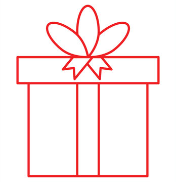 recommend clip art: Gift box icon, gift boxes in flat style, surprise gift box for christmas or birthday isolated on transparent.