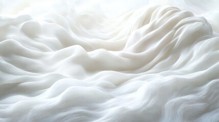 Fototapeta premium Elegant silk texture background. Delicate and abstract fabric with a smooth pattern. Soft, flowing, wave surface. Silky and serene, perfect for artistic design uses.
