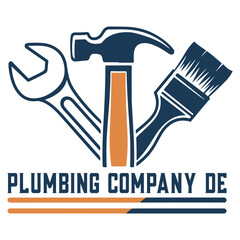 Plumbing logo design.