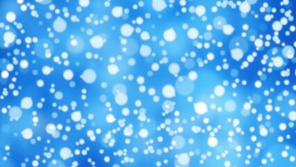 Enchanting Blue Bokeh Background: Perfect for Holiday Cards, Invitations, and Digital Art Projects