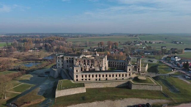 Krzyżtop&oacute;r Castle in Ujazd, Poland.
