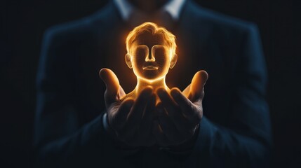 Power soft skills and responsibility HR human resources concept.leadership business working Management Creativity skill,EQ,Problem solving,persuasion,collaboration,adaptability thinking.