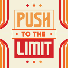 a square poster with a motivational quote