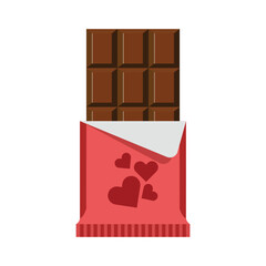 Valentine's Day chocolate illustration