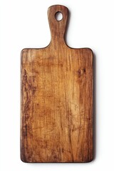 Fototapeta premium A worn wooden cutting board.