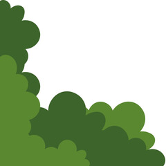 Obraz premium Green Bush Corner