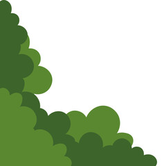 Obraz premium Green Bush Corner