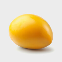 Vibrant Yellow Egg on Simple Background Ideal for Food Photography, Culinary Inspiration, Nutrition, and Healthy Eating Concepts in Stock Images