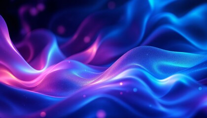 Obraz premium Abstract Purple and Blue Swirling Energy Background