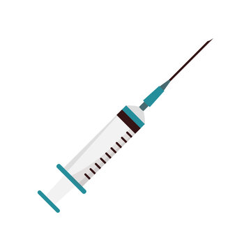 Medical Equipment Vector Illustration - Injection