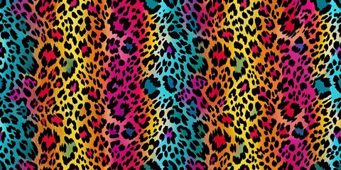 Leopard Print Seamless Pattern Fashion Texture