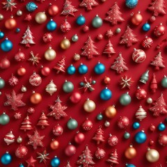 christmas tree decorations pattern