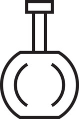 Beer and Alcohol Bottle Line Icon
