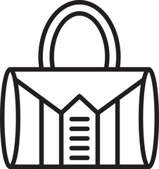 Fashion Handbag Line Icon

