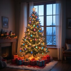 chrsitmas tree background