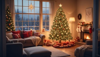 chrsitmas tree background