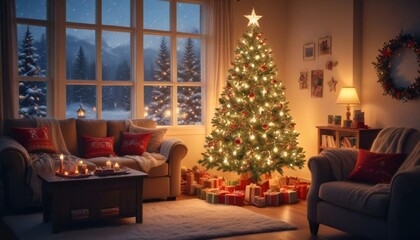 chrsitmas tree background