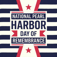 Obraz premium national pearl harbor day of remembrance