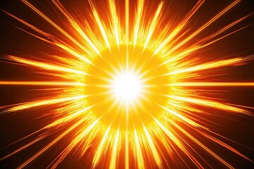 Obraz premium Stunning Sunburst Effect with Warm Glow and Radiant Aura for Captivating Visuals